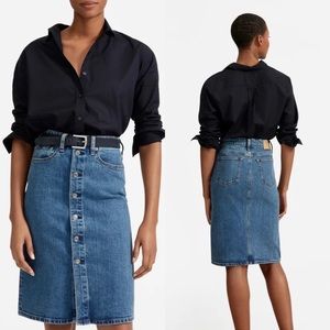 |Everlane| The Denim Pencil Skirt, 26